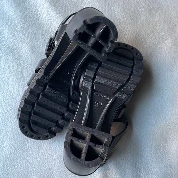 American Apparel Black Jelly Sandal - Picture 6 of 7